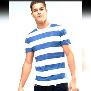 HOLLISTER striped TEE xSMALL